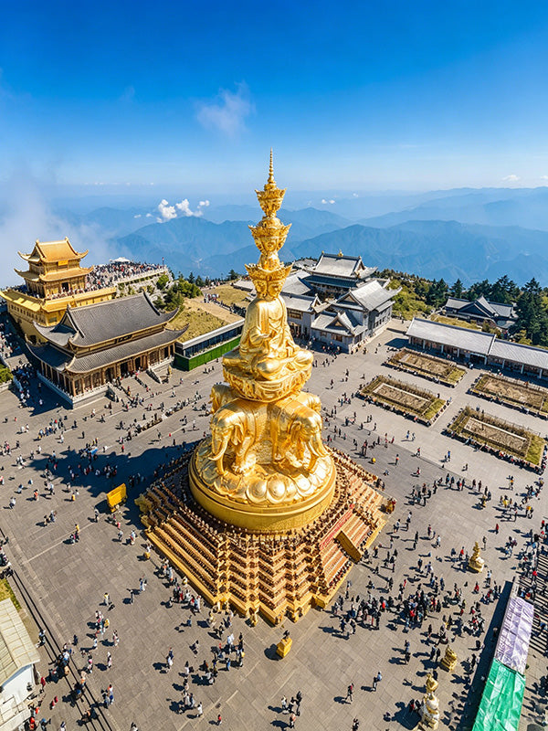 8-Day Sichuan Discovery Tour---Chengdu - Leshan - Emeishan - Huanglong - Jiuzhai Valley Tour
