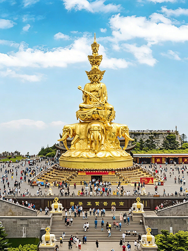 8-Day Sichuan Discovery Tour---Chengdu - Leshan - Emeishan - Huanglong - Jiuzhai Valley Tour
